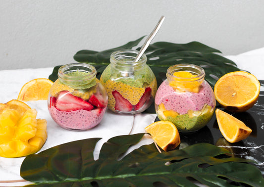 COLOURFUL CHIA PUDDING RECIPE