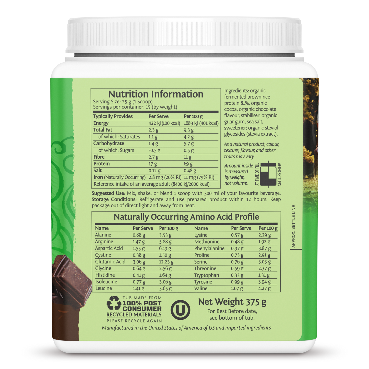 Classic Protein Chocolate 15 Servings (375g)