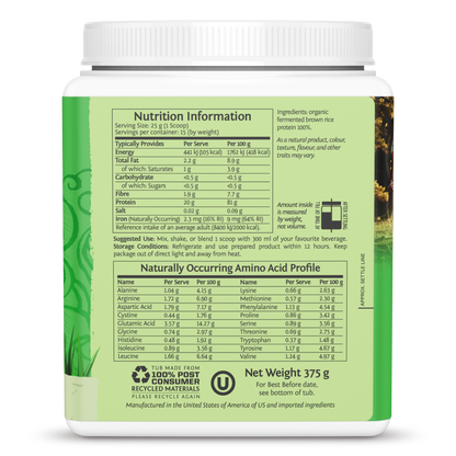 Classic Protein Unflavored 15 Servings (375g)