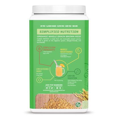 Classic Protein Unflavored 30 Servings (750g)