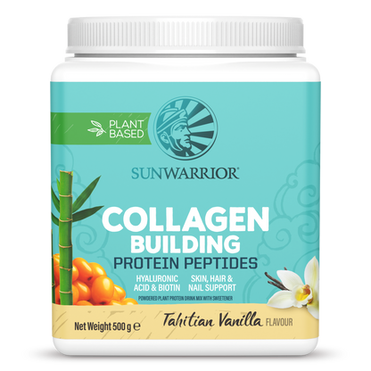 Vegan Collagen Protein Peptides Powder Tahitian Vanilla 20 Servings (500g)