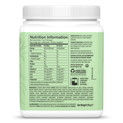 Shape Thermo Greens Unflavoured 30 Servings (210g)