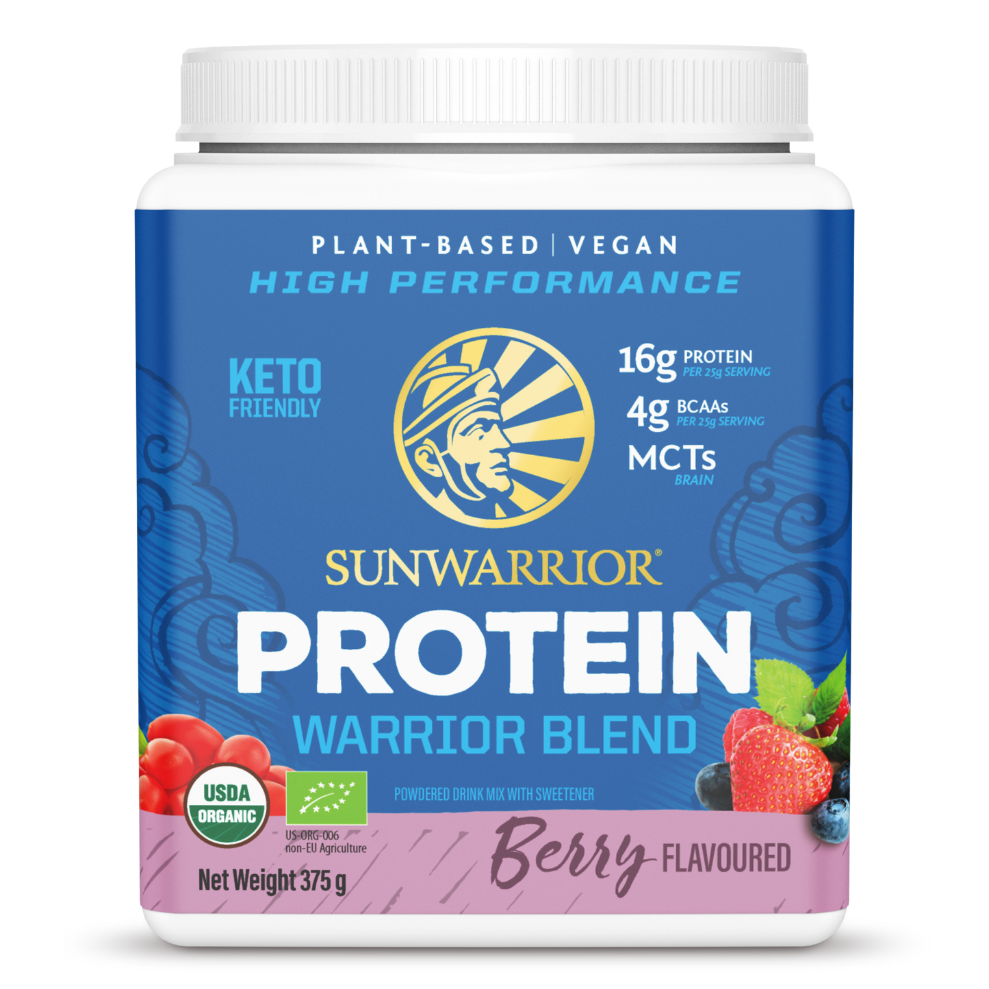 Warrior Blend Berry 15 Servings (375g)