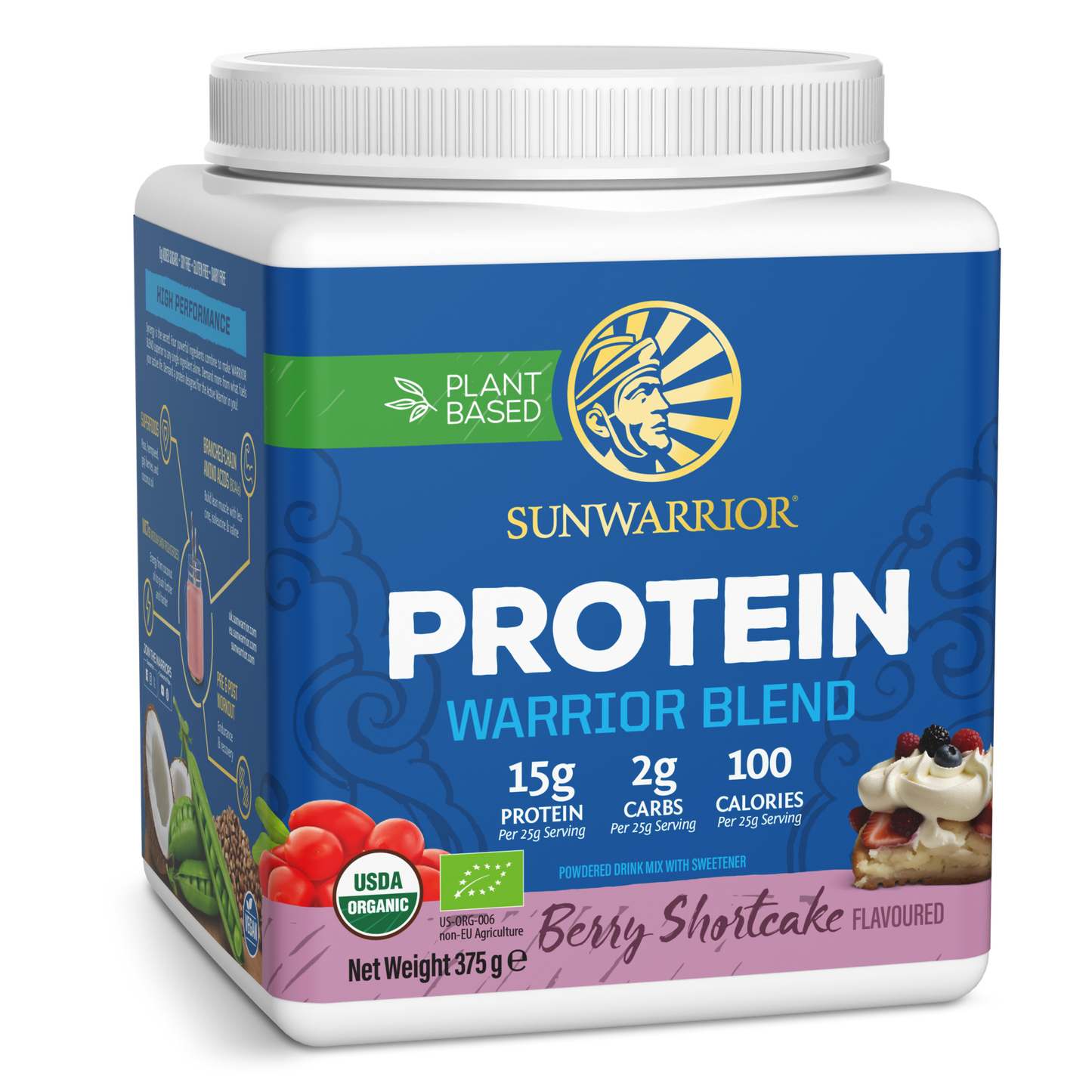 Warrior Blend Berry Shortcake 15 Servings (375g)