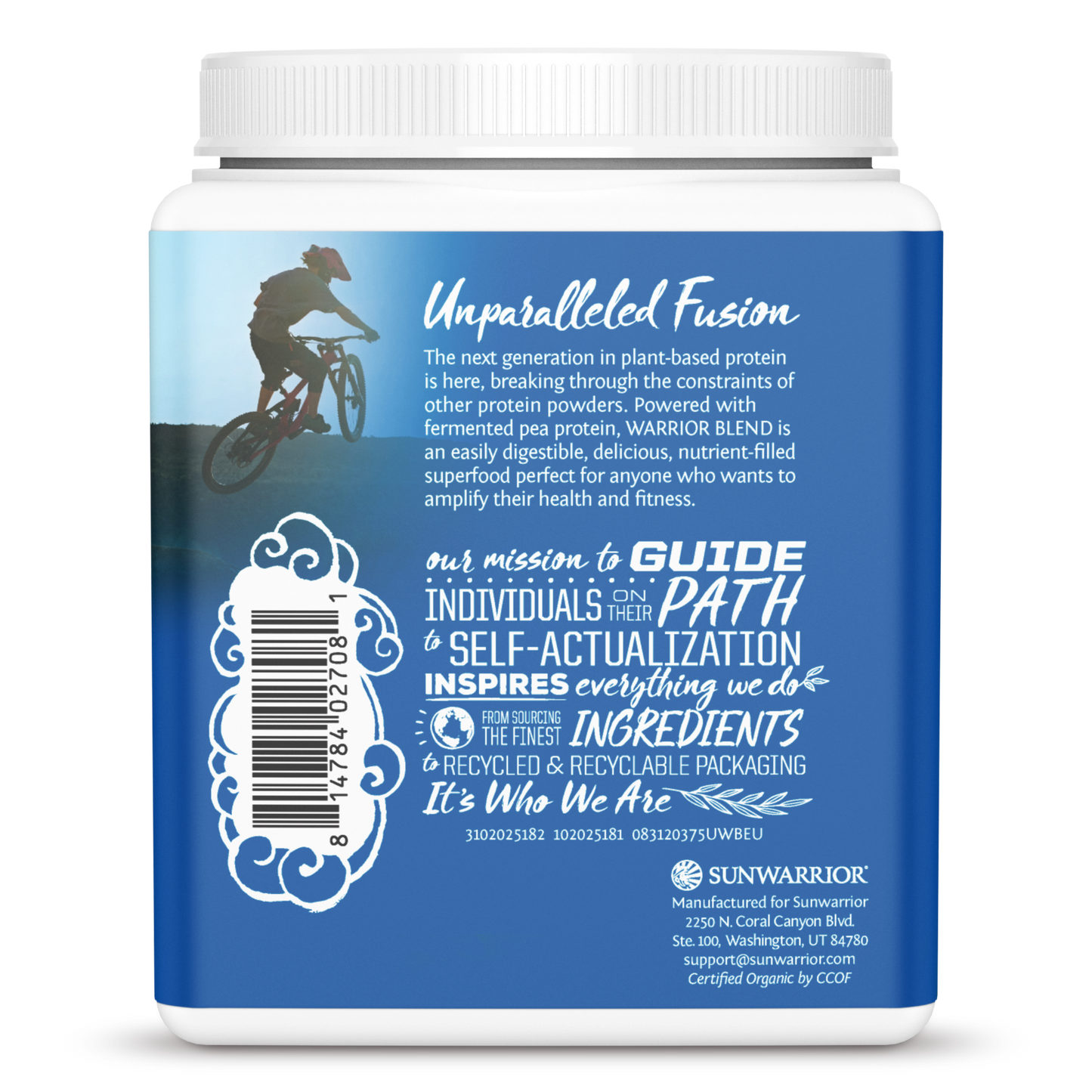 Warrior Blend Unflavored 15 Servings (375g)