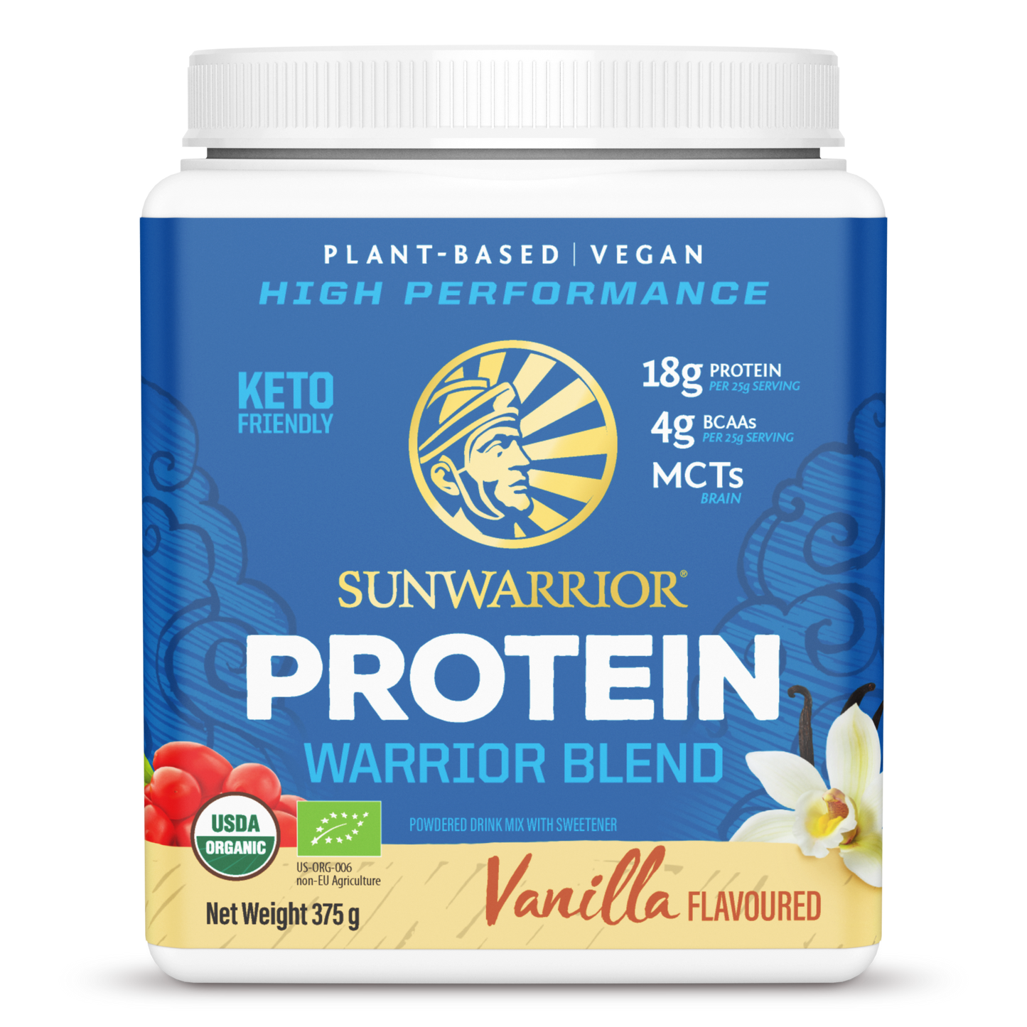 Warrior Blend Vanilla 15 Servings (375g)