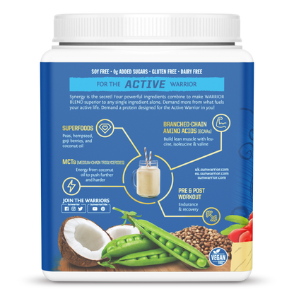 Warrior Blend Vanilla 15 Servings (375g)