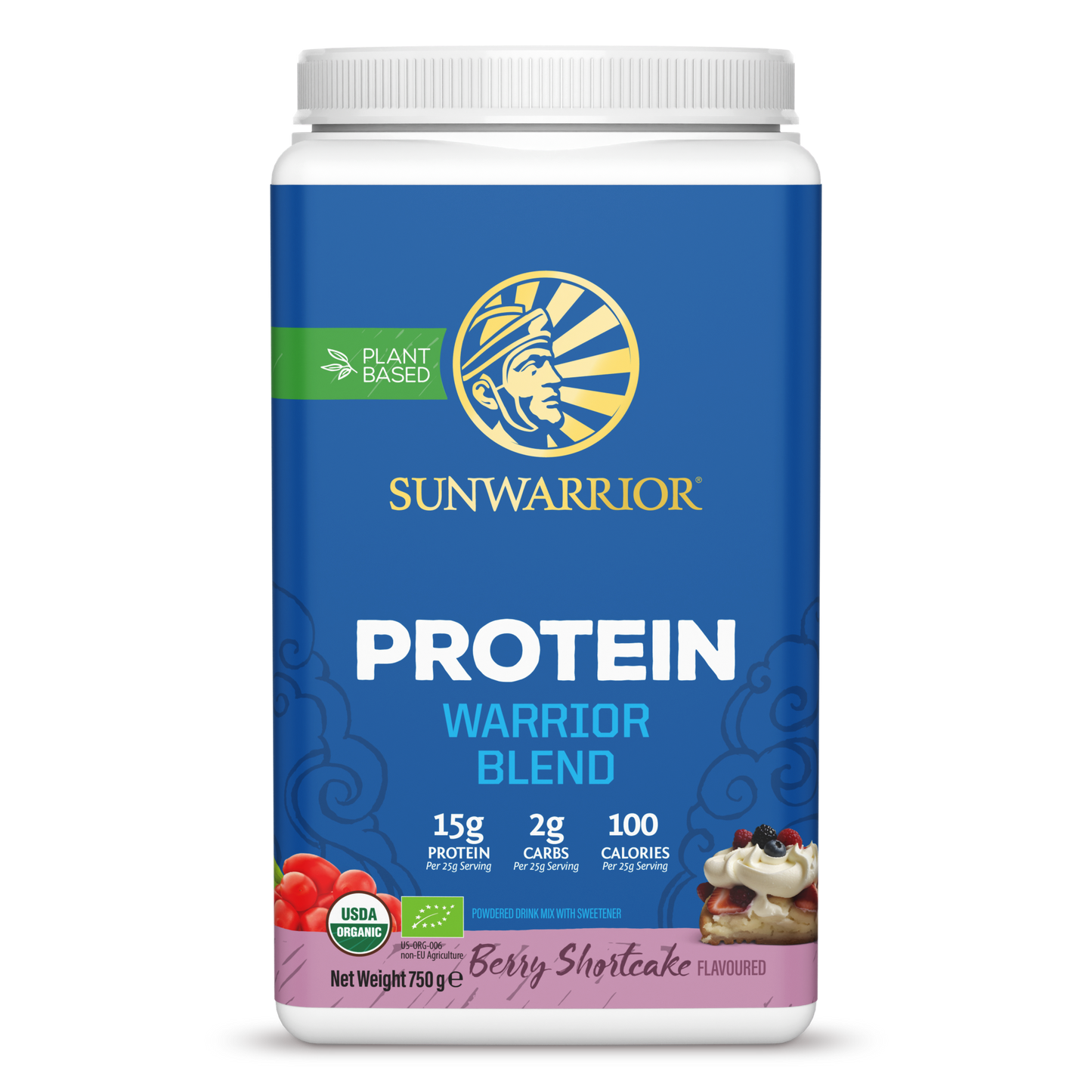 Warrior Blend Berry Shortcake 30 Servings (750g)