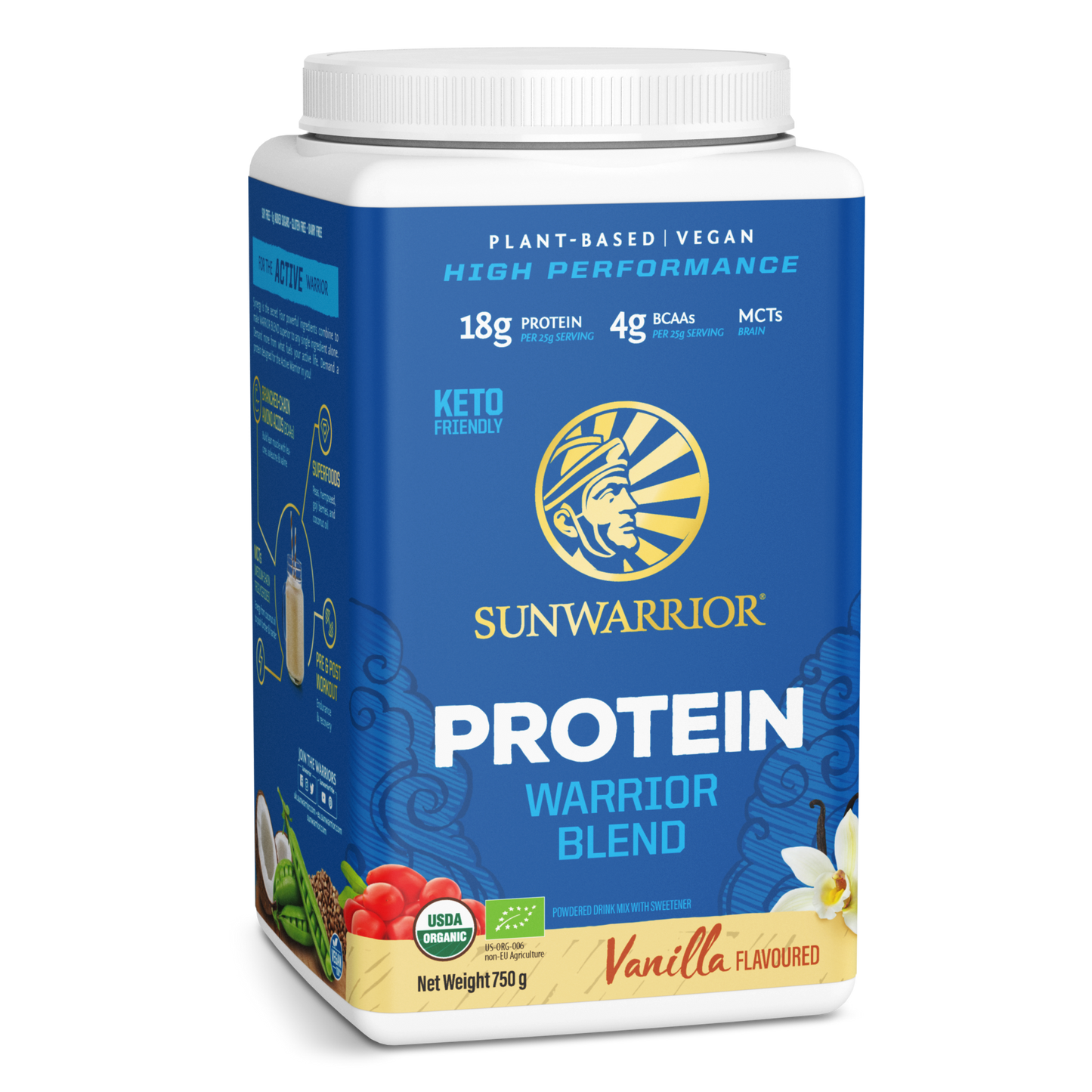 Warrior Blend Vanilla 30 Servings (750g)