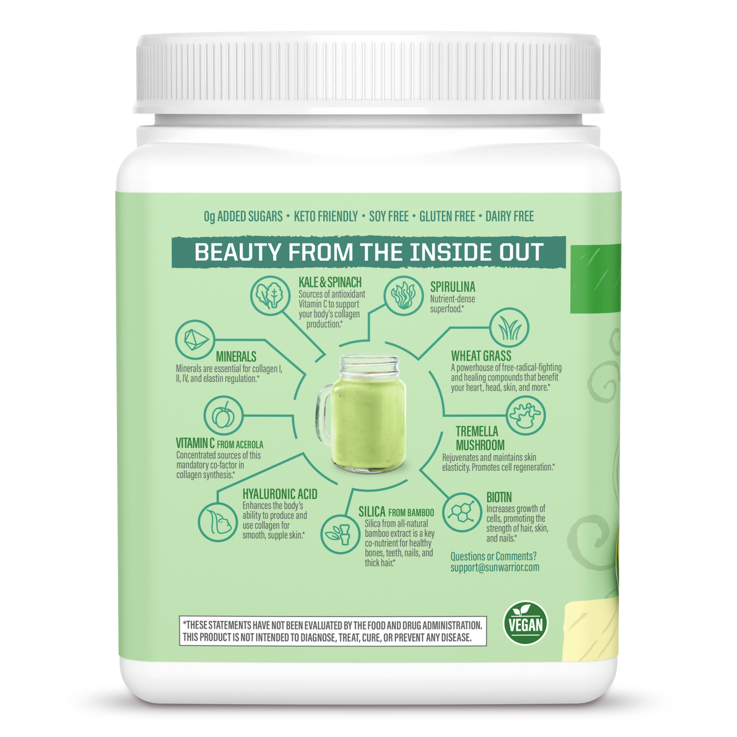 Beauty Greens Pina Colada 25 Servings (300g)